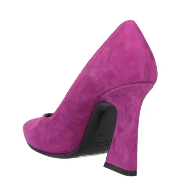 $80 Made in Italy, Suede Pumps in Mauve color, size 8 - Picture 3 of 5